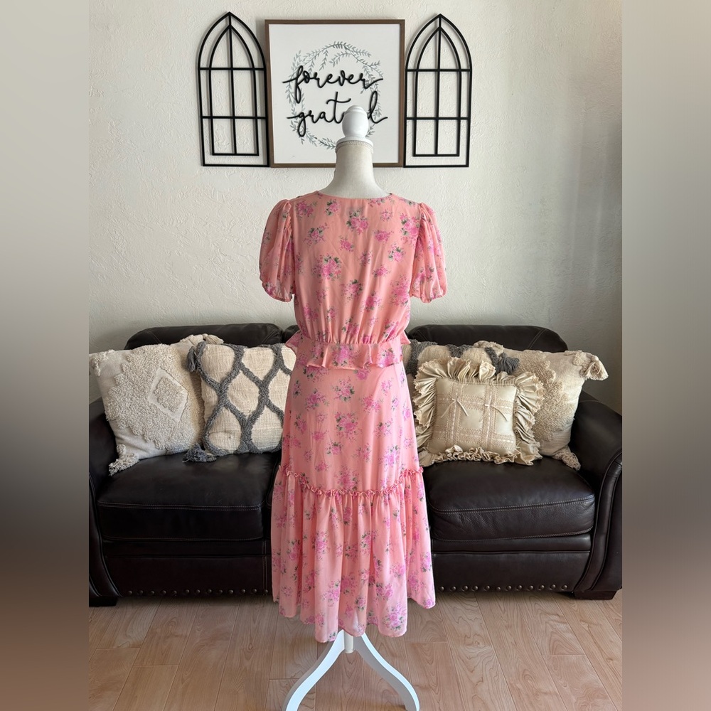 Loveshackfancy X Target Collab Pink Midi Dress - … - image 6